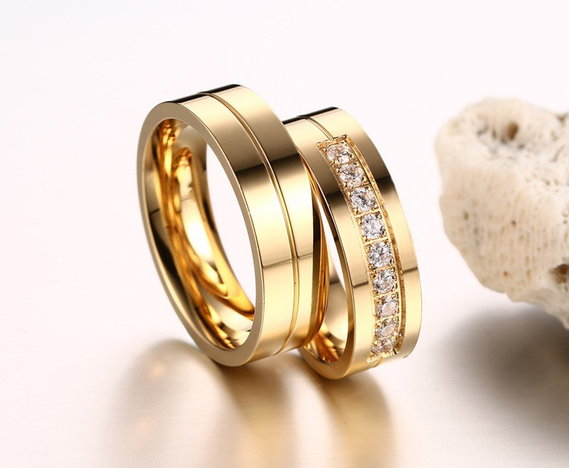 Парные кольца для влюбленных "Неразлучная пара 146" - фото 2 - id-p45016307