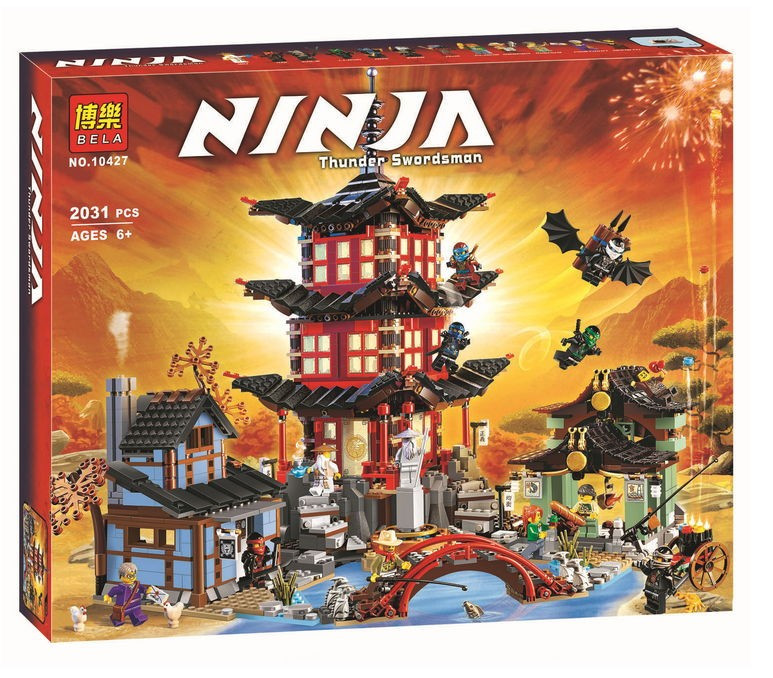 Детский конструктор лего lego Храм / Ниндзя Го 2031 деталь (NinjaGo 10427)