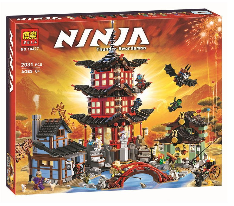 Детский конструктор лего lego Храм / Ниндзя Го 2031 деталь (NinjaGo 10427) - фото 1 - id-p45031007