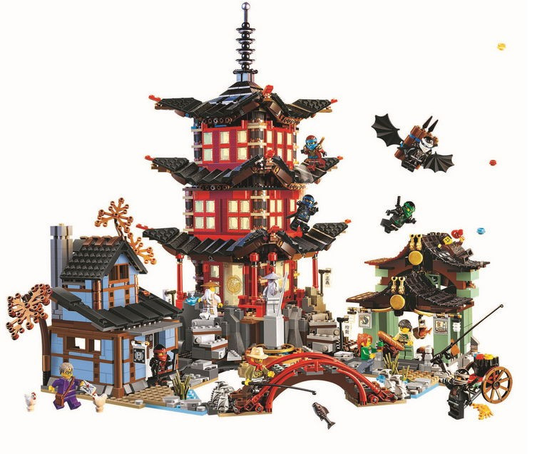 Детский конструктор лего lego Храм / Ниндзя Го 2031 деталь (NinjaGo 10427) - фото 3 - id-p45031007