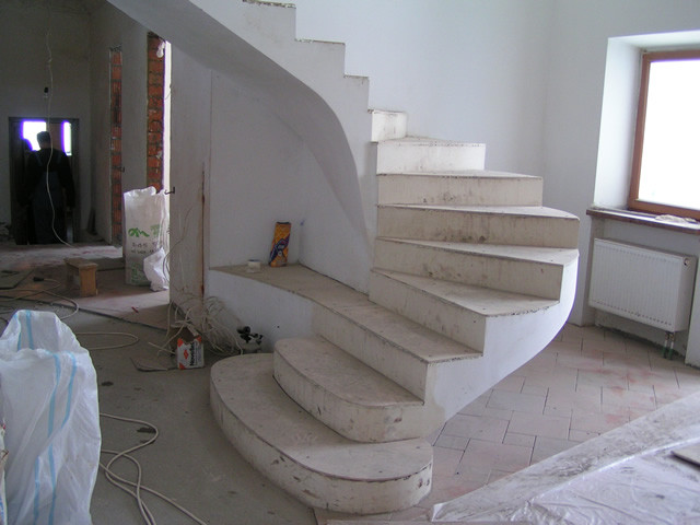 Устройство бетонных лестниц