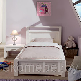 Кровать "Фьорд" (90х200 см) Массив сосны