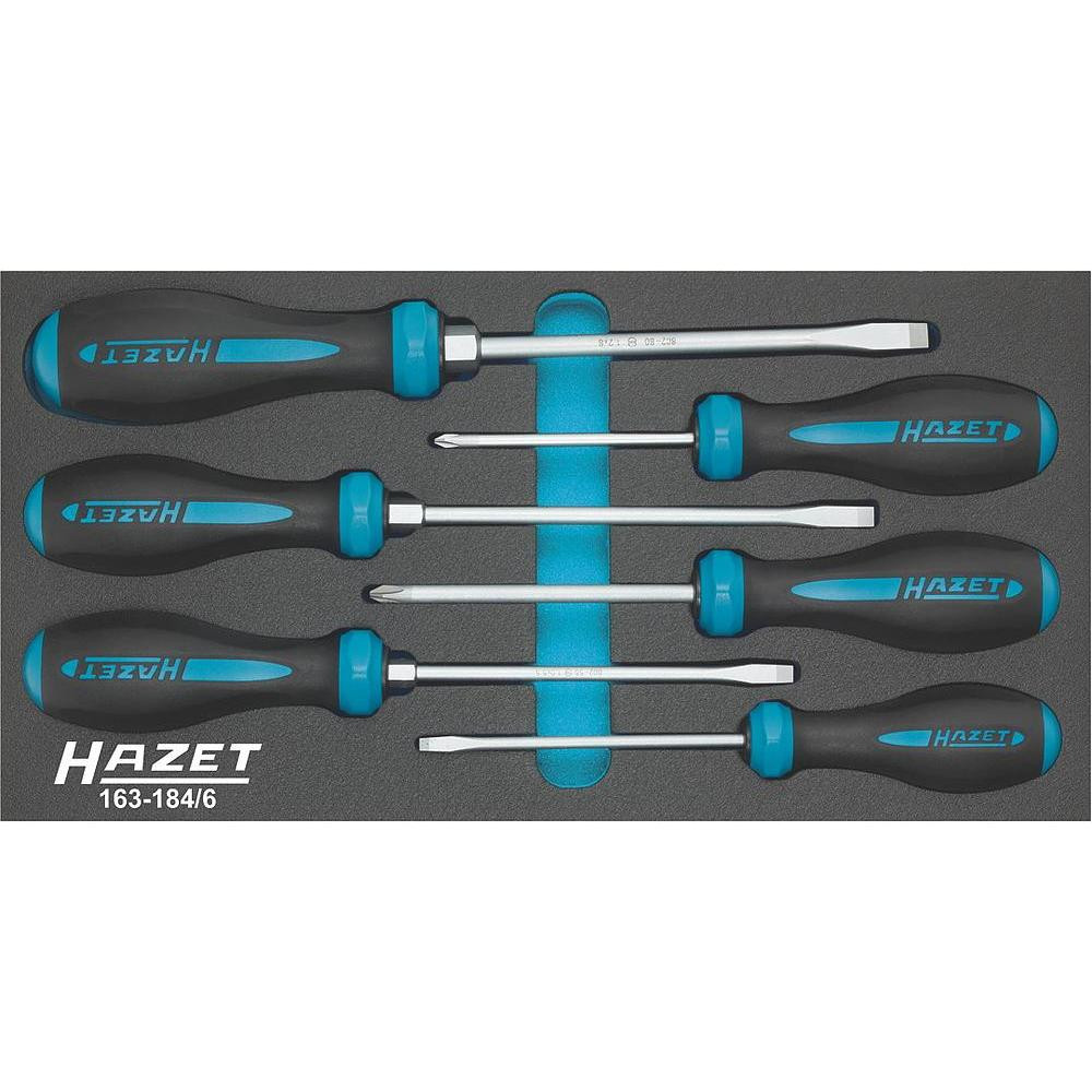 Набор отверток с Набор отверток Hexanamic в полиуретановом ложементе 1/3 Hazet