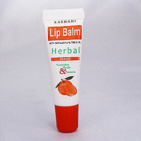 Бальзам для губ Апельсин (Karnani Lip Balm Herbal Orange), 10 г - аюрведический