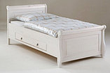 Кровать "Мальта" (100х200 см) с ящиком Массив сосны, фото 2