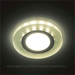 DLS-L112 GU5.3 CHROME/MATT CLEAR Светильник декоративный встраиваемый ТМ "Fametto" : серия "Luciole". Без