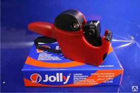 Этикет-пистолет Jolly C20 двухстрочный (прямоугольная лента, 10 символов в строке, 26x16 мм)