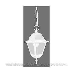 Светильник садово-парковый : P/L S4-W Hangle Max.60w 230V/50Hz //E27 150*150*350mm Alu. White IP44