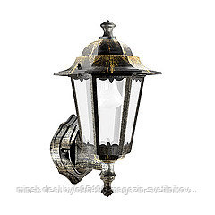 Светильник садово-парковый : P/L S6-W Up Max.60w 230V/50Hz //E27 170*150*350mm Alu. Golden Black IP44
