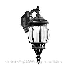 Светильник садово-парковый : P/L INC 230V/50Hz Inc./Max.100W E27 220*160*450mm ALU 440g.black IP44