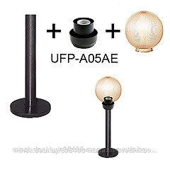 UFP-А05AE BLACK Основание для садово-парковых светильников : Тип соединения с рассеивателем - резьбовой.