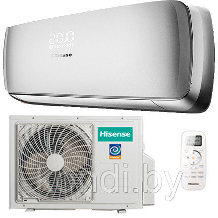 Hisense AS-10UR4SVPSC5 Silver White Premium Slim Design Super DC Inverter