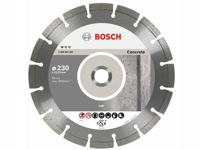 Алмазный круг 115х22,23мм бетон Professional (2608602196) (BOSCH) - фото 1 - id-p45417533