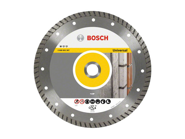 Алмазный круг 115х22,23мм универсальный Professional Turbo (2608602393) (BOSCH)