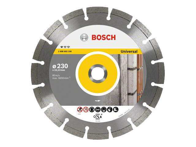 Алмазный круг 230х22,23мм универ. Professional (2608602195) (BOSCH)