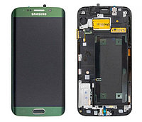 Дисплей Original для Samsung Galaxy S6 Edge G925 В сборе с тачскрином. С рамкой. Зеленый