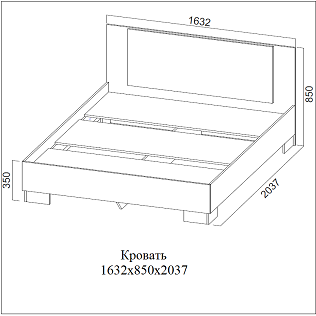 Набор мебели для спальни"Лагуна 2" - фото 4 - id-p45555222