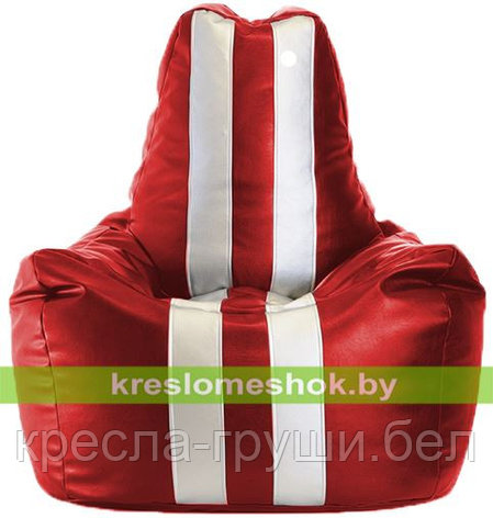 Кресло мешок Спортинг (красный с белым), фото 2