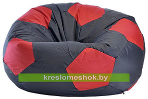 Кресло мешок Мяч Стандарт черно-красный