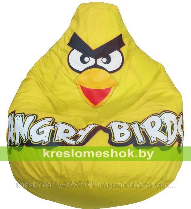 Живое креслоAngry Birds (желтый)