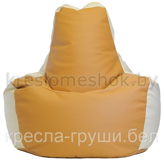 Кресло мешок Спортинг (бежевый с белым) - фото 1 - id-p45555487