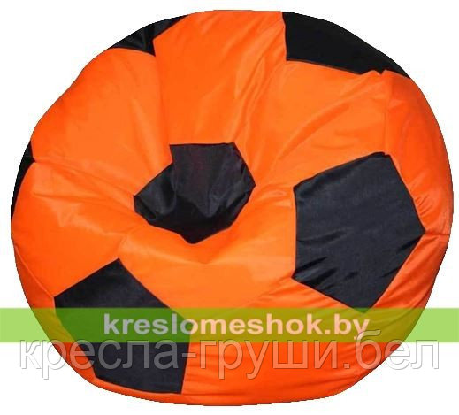 Кресло мешок Мяч Стандарт оранжево-черное