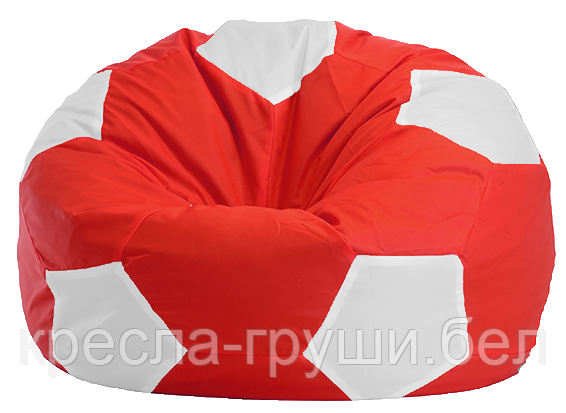 Кресло мешок "Мяч Стандарт" красно-белое, фото 2