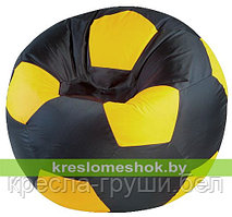 Кресло мешок "Мяч Стандарт" черно-желтый