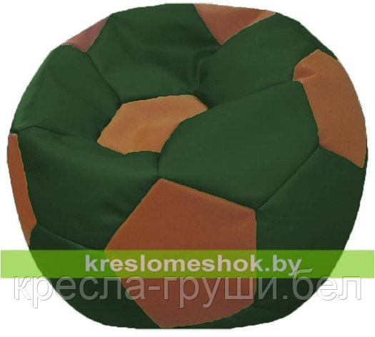 Кресло мешок "Мяч Стандарт" коричнево-зеленое, фото 2