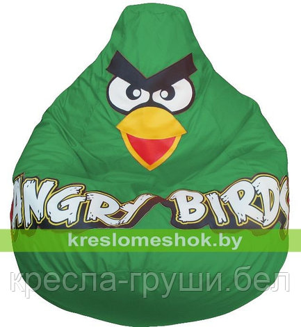 Кресло мешок Груша Angry Birds (зеленый), фото 2