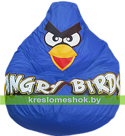 Кресло мешок Груша Angry Birds (синий)