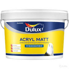 Dulux - Acryl Matt - Глубокоматовая - 9 л. - Краска для стен и потолков