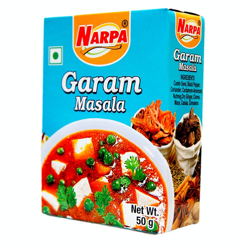 Смесь специй Гарам Narpa Garam Masala, 50г универсальная горячая - фото 2 - id-p45582719