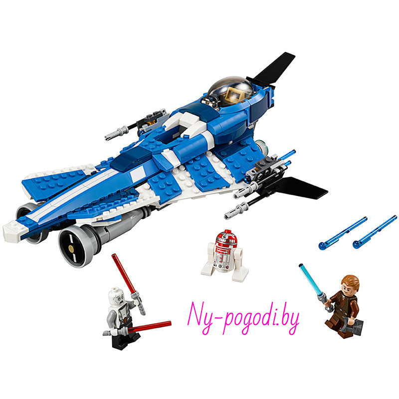 Конструктор Bela 10375 аналог LEGO Star Wars Истребитель Энакина 369 дет - фото 3 - id-p45603748