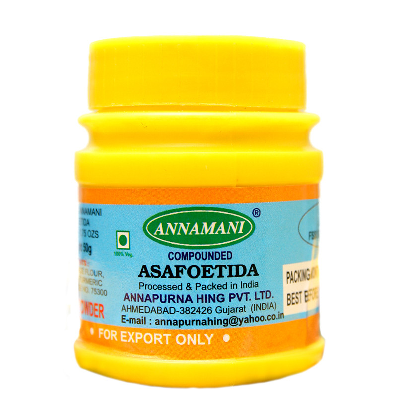 Асафетида Annamani Asafoetida, 50г – натуральный заменитель лука и чеснока