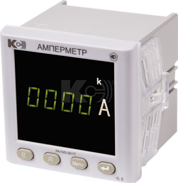 Амперметр цифровой PA195I одноканальный постоянного тока (96х96 мм)