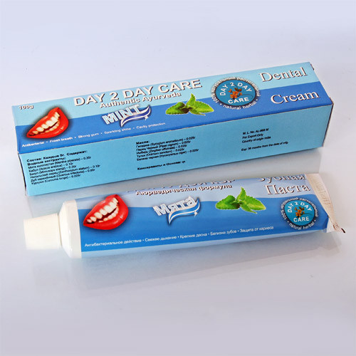 Зубная паста МЯТА (Day 2 Day Care Mint), 100г для укрепления зубов - фото 1 - id-p45766876