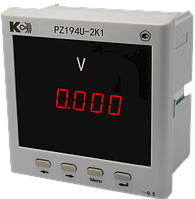 Вольтметр цифровой PZ194U одноканальный переменного тока (120х120 мм)