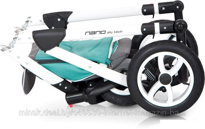 Детская универсальная коляска (2 в 1) Riko Nano. Шины надувные. Бесплатная доставка. - фото 7 - id-p45789560