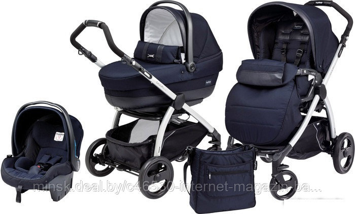 Детская универсальная коляска (3 в 1)+автокресло Peg Perego Book Plus Completo Modular. - фото 2 - id-p45789624