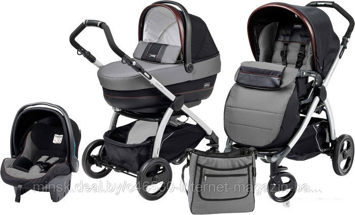 Детская универсальная коляска (3 в 1)+автокресло Peg Perego Book Plus Completo Modular. - фото 3 - id-p45789624