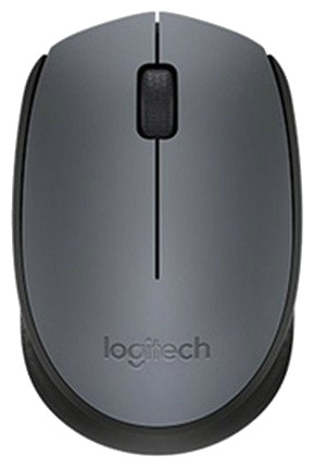 Мышь Logitech M170 Wireless Mouse Gray/Black [910-004642]