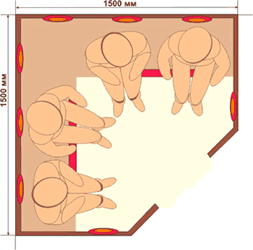 Инфракрасная сауна угловая с керамическим нагревателем на 4 человека - фото 3 - id-p45792505