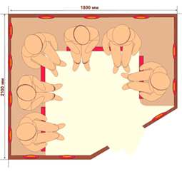 Инфракрасная сауна угловая с керамическим нагревателем на 6 человек - фото 3 - id-p45792672