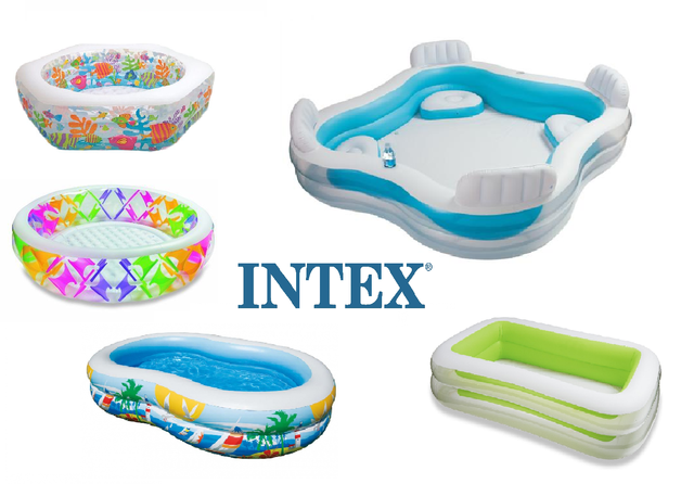 Надувной бассейн intex (семейный)