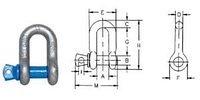 Скоба винтовая прямая G210