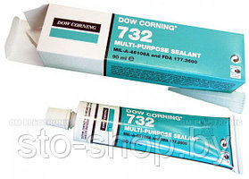 DOW CORNING 732 Силиконовый герметик черный 90мл Multi Purpose Sealant