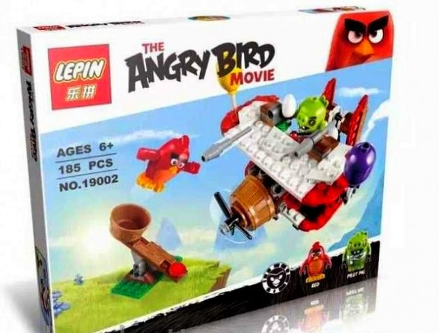 Конструктор Lepin Angry Birds "Самолетная атака свинок" арт. 19002 (аналог LEGO 75822), 185 дет