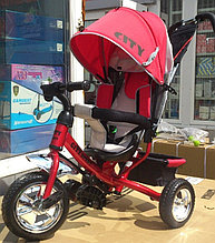 Велосипед детский  трехколесный с ручкой  Trike CITY  колеса ПВХ