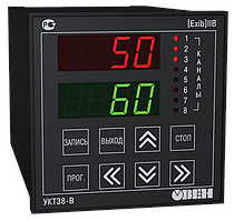 УКТ38-В устройство контроля температуры со встроенным барьером искрозащиты ОВЕН
